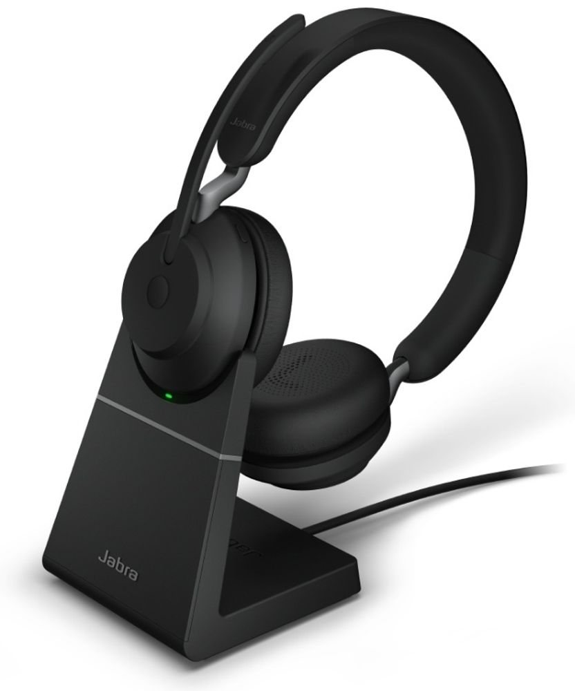 Наушники Jabra Evolve2 65 Link380a MS Stereo Stand черный Наушники Jabra Evolve2 65 Link380a MS Stereo Stand черный