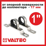 Пара кронштейнов для коллекторов низкие 1" Valtec