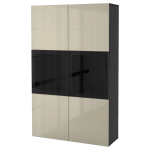 Комбинация для хранения - IKEA BESTÅ/BESTA/БЕСТА/БЕСТО ИКЕА, 120x42x193 см, серый,