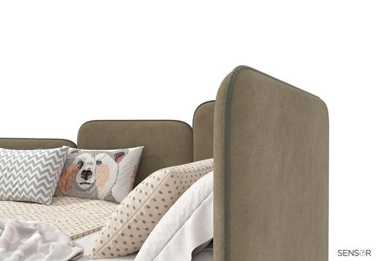 Кровать угловая Флит Дизайн Проект №5