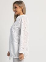 Пыльник Зикки (белый/кружево) Б15978-4М LT Collection