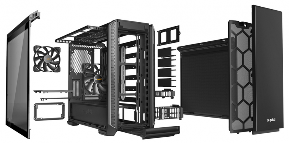 Корпус BeQuiet SILENT BASE 601 Silver window ATX без БП (BGW27)