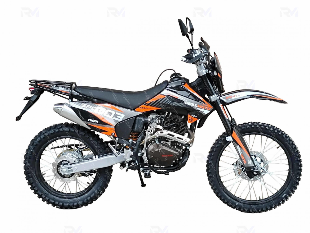 Мотоцикл эндуро Regulmoto Sport-003 250 ПТС Черный/Оранжевый
