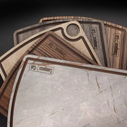 Доска разделочная c желобом 29х22см ComposeEat Fashion зебрано натуральный