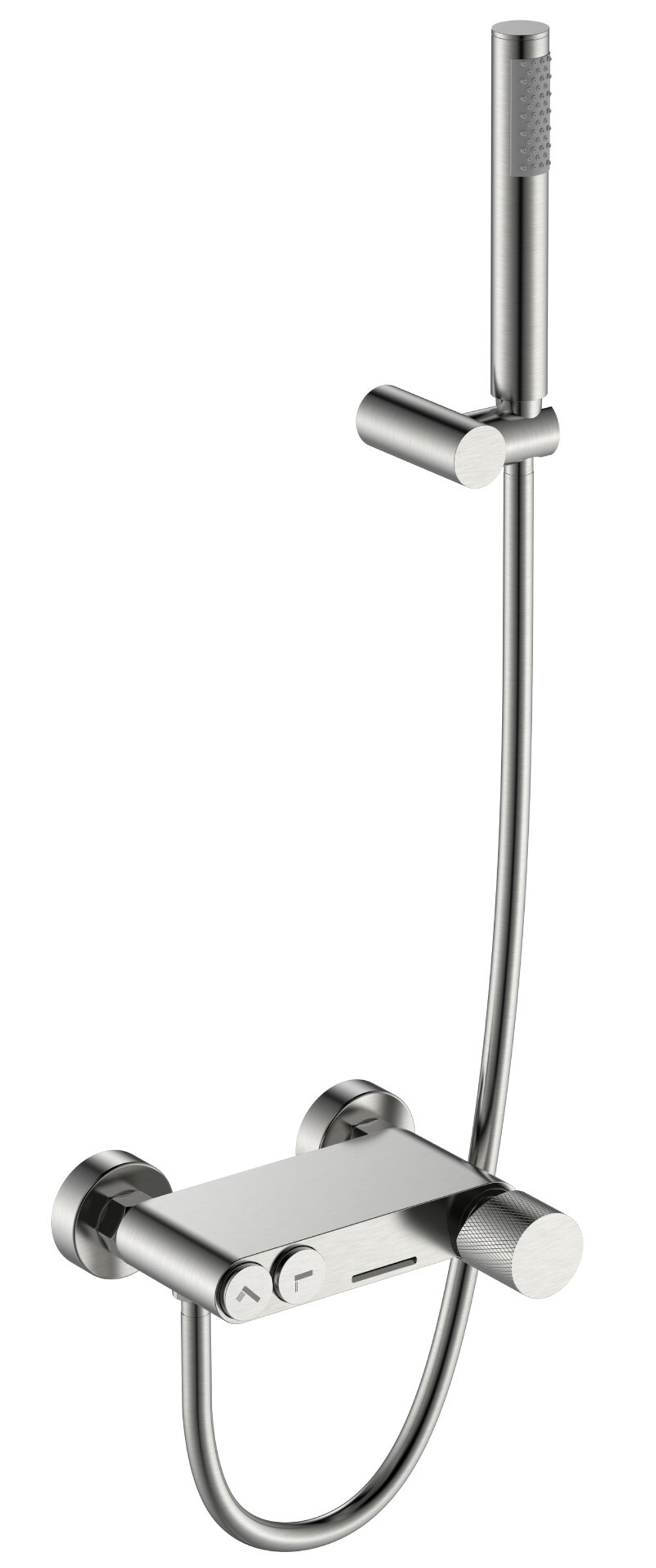 Boheme Смеситель STICK для ванны Nikel Brush с ручкой TOUCH