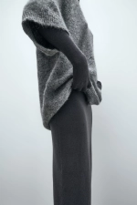 Удлиненные перчатки из шерсти мериноса