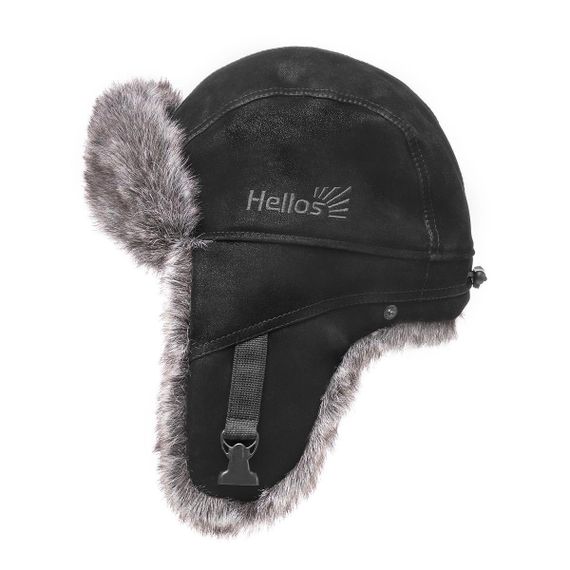 Ушанка Helios Arctica Мех Барсук/Крэк Цвет черный размер XL
