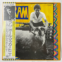 Винтажная виниловая пластинка LP Paul and Linda McCartney Ram (Japan 1975) (Obi)