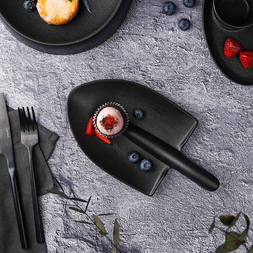 Блюдо "Лопата" 24*13*4 см черное   P.L. Proff Cuisine [1]