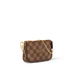 Клатч Louis Vuitton Mini Pochette коричневый