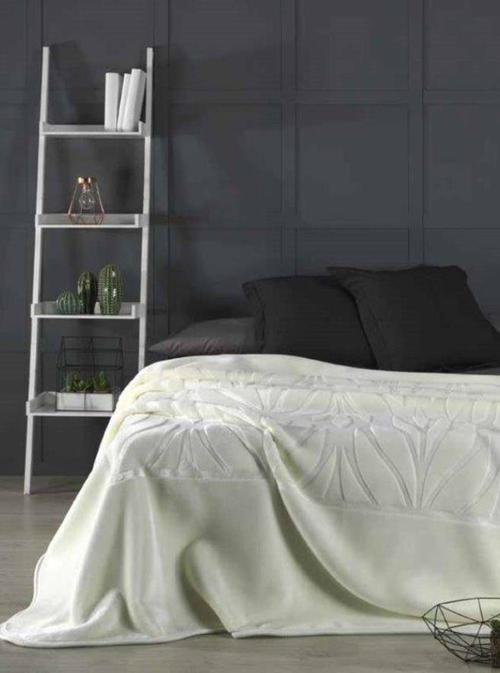 Плед 220x240 Mora Serena Н72 02 beig бежевый