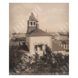 Фотогравюра Церковь Благовещения Пресвятой Богородицы на житном дворе в Кремле. 1883 г.