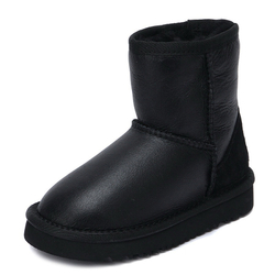 UGG Kids Classic Short Metallic Black