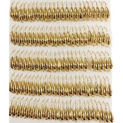 Мормышки вольфрамовые №2.5 Банан, цвет золото, 0,5 гр.( набор 10 штук) цена указана за 1 штук