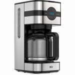 Кофеварка капельная BQ (БИ-КЬЮ) CM2002, 900 Вт, объем 1,5 л, поддержание температуры, серебристая, 86198275
