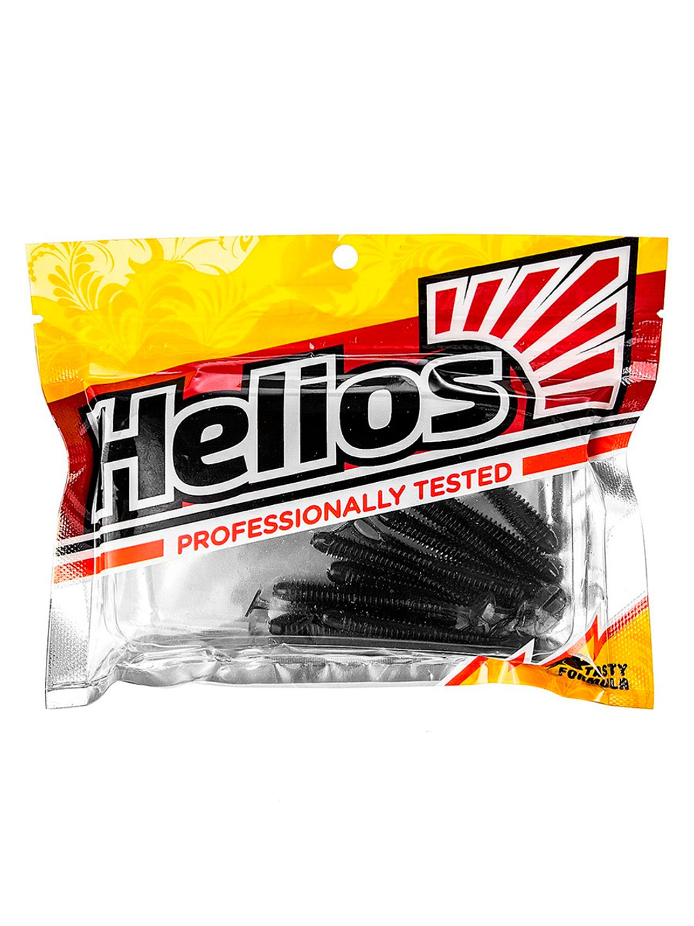 Виброхвост Helios Liny Catcher 2,35"/6 см Dark Star 12шт. (HS-5-047)