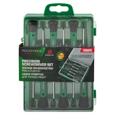 Отвертки для точных работ, набор 6пр. RockFORCE RF-7006PC