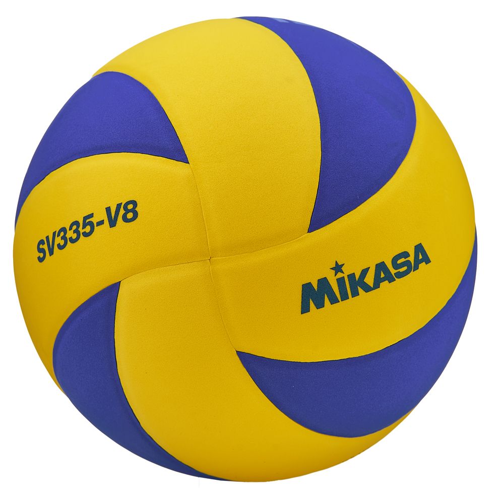 Мяч для вол. на снегу MIKASA SV335-V8, р.5, FIVB Appr, синт.пена ТПЕ, клееный, бут.кам, жел-син
