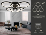 FA4092/3+3 BK черный 100W 3000K+6400K/4200K/6400K+3000K 620*570*120 (ПДУ ИК)