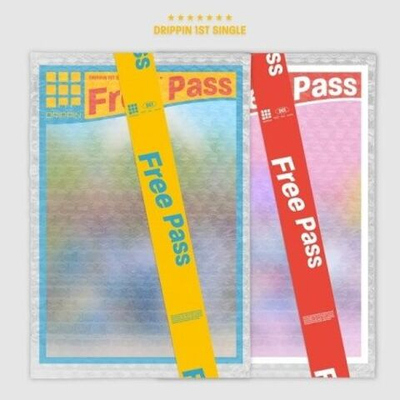 Альбом DRIPPIN - FREE PASS 1st Single Album RANDOM Version