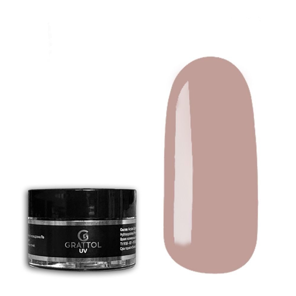 Grattol Camouflage Gel Old Money 06 - Гель камуфлирующий, 15 мл