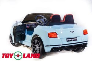 Детский электромобиль Toyland Bentley Continental Supersports Голубой фото №5