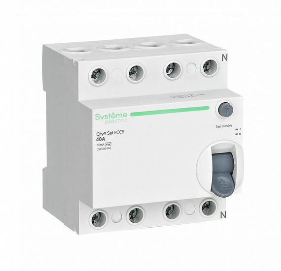 УЗО Systeme Electric City9 Set 4П 40А/30мА 39190
