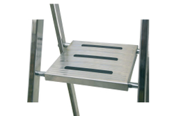 SAFETY Стремянка с большой полкой,6 ступеней,раб.высота 3.27м(126344)