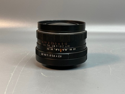 Pentacon auto 2.8/29 MC загрязнение под задней линзой