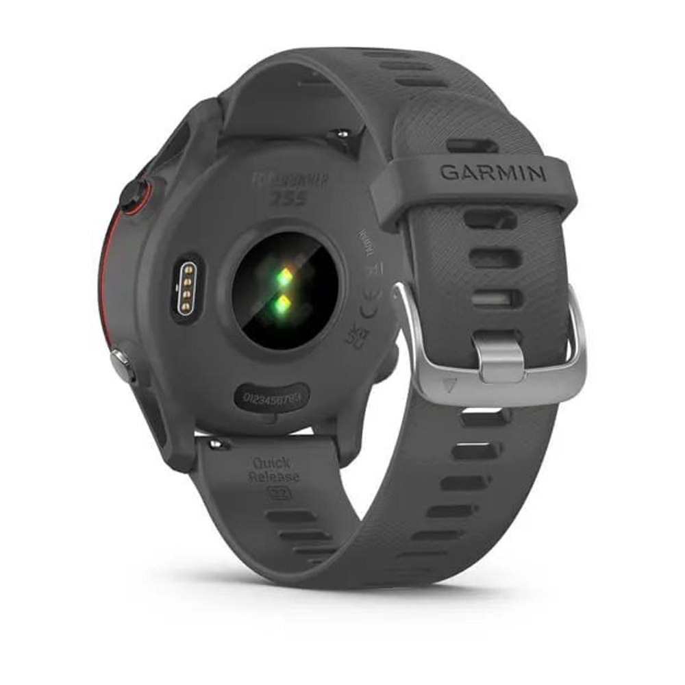 Смарт часы Garmin Forerunner 255 с темно-серым ремешком
