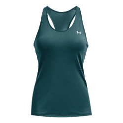 Женская теннисная майка Under Armour Heatgear Racer Tank Top Women - Dark Green