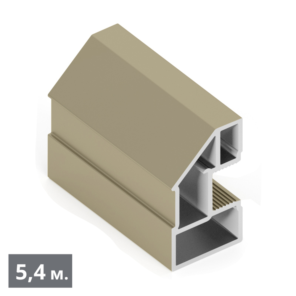 СТАНДАРТ Вертикальный профиль Avers (5,40 м) шампань матовая (AL) (AS0791) Aristo