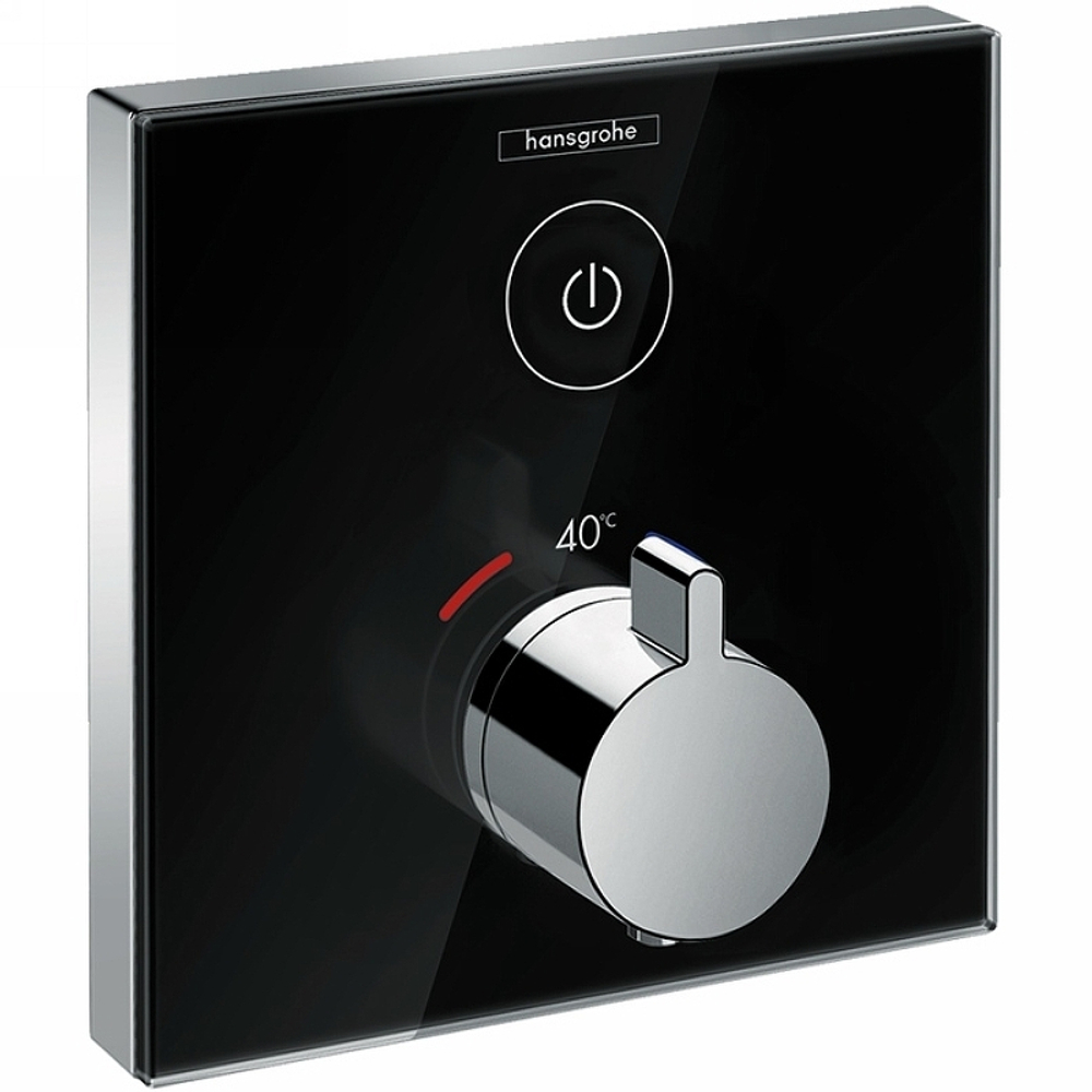 Смеситель для душа Hansgrohe ShowerSelect 15737600 с термостатом черный хром