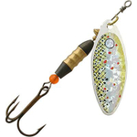 Блесна для рыбалки AQUA LONG 07,0g, лепесток № 2, цвет LO-02 (серебро, синий, черный), 1 штука