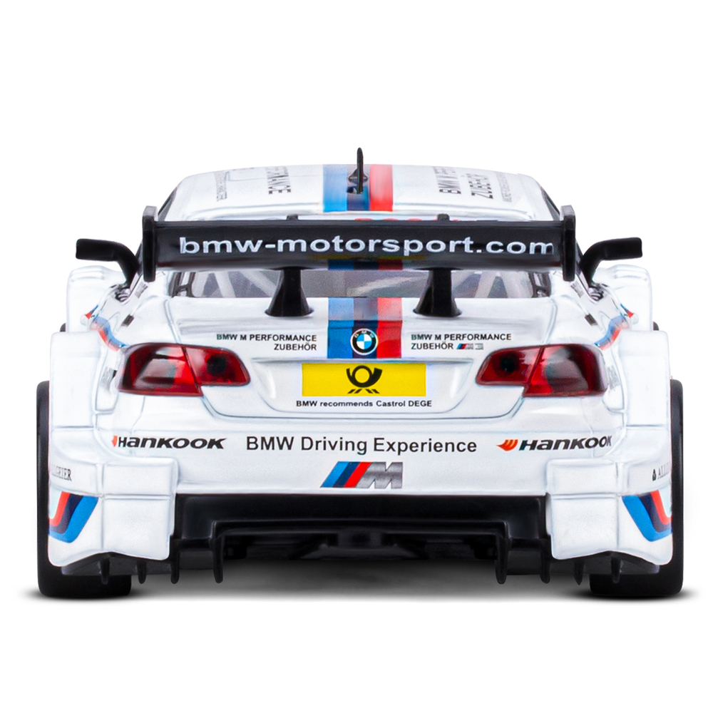 Модель 1:32 BMW M3 DTM, белый, свет, звук, откр. двери и капот, инерция