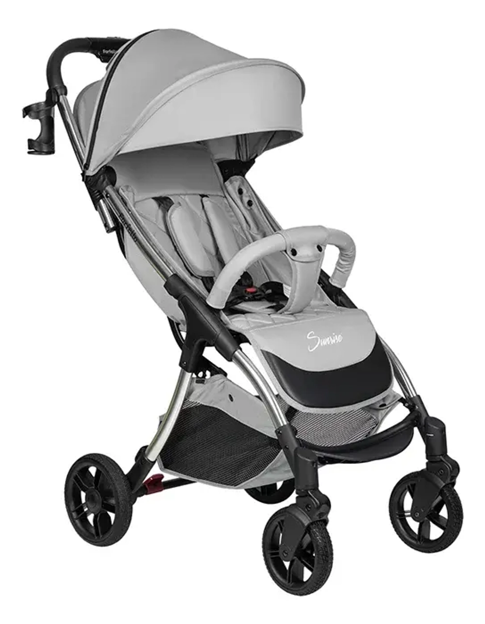 Коляска детская Farfello Sunrise (Silver Grey/Серый на серебре FS-003)