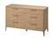 Комод Type oak 6 ящиков ширина 140 см (натуральный дуб)