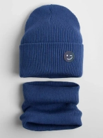 Шапка и снуд для мальчика на осень