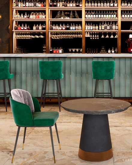 Стул Пенелопа зеленый 2 шт