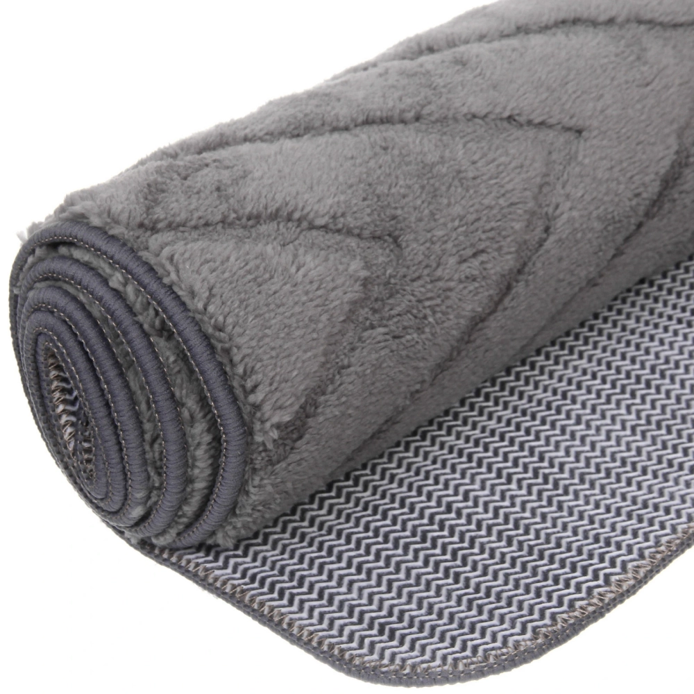 Коврик для ванной 80*120"Медео» серый