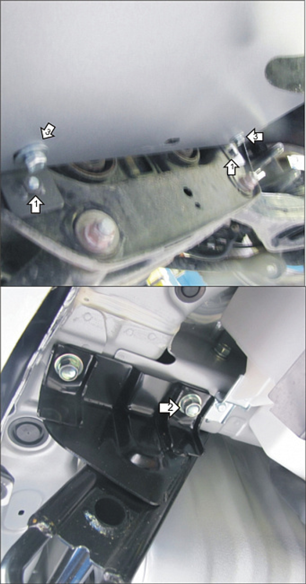 Защита Зад. бампера. 5 мм, Алюминий. для Mitsubishi Pajero IV 2012-2020, Mitsubishi Pajero IV 2006-2012 MOTODOR.31319