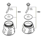 Прокладка уплотнительная для краскопульта Bosch PFS 3000-2 5000E 7000 5 шт.