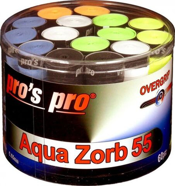 Намотки теннисные Pro's Pro Aqua Zorb 55 60P - color