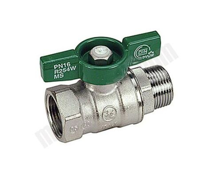 Кран шар. 1/2"ВН б. GIACOMINI R254W (зелен.)