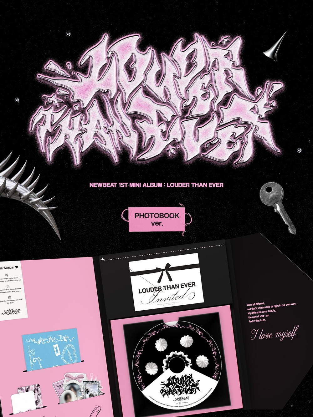 Альбом NEWBEAT - LOUDER THAN EVER 1st Mini Album PHOTOBOOK Version