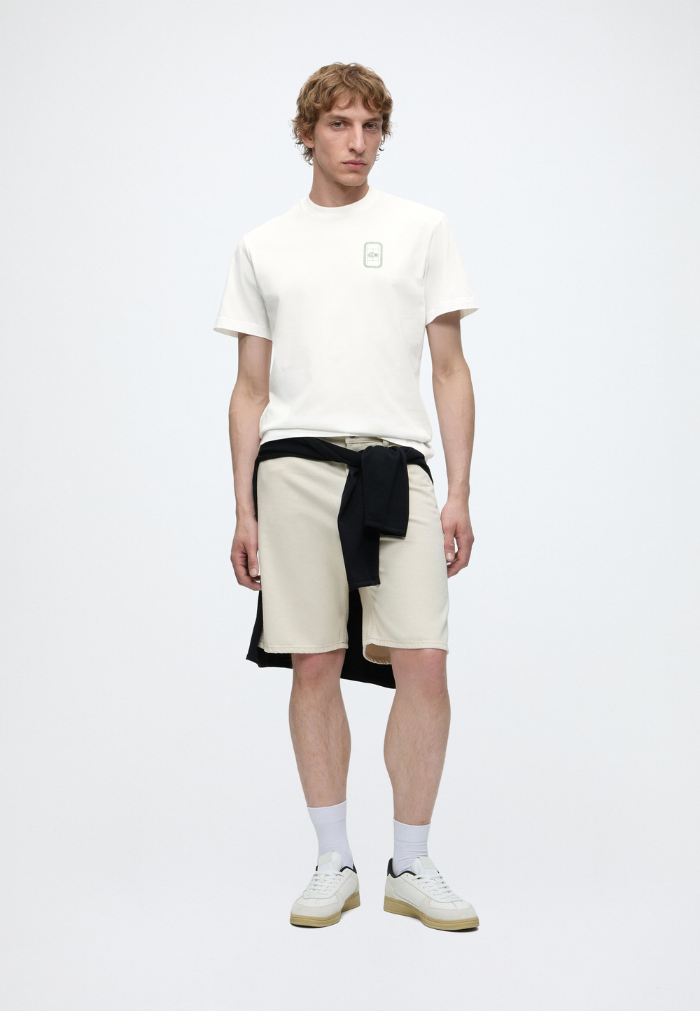 Lacoste Футболка с принтом - Молочный (LA221005O-A11)