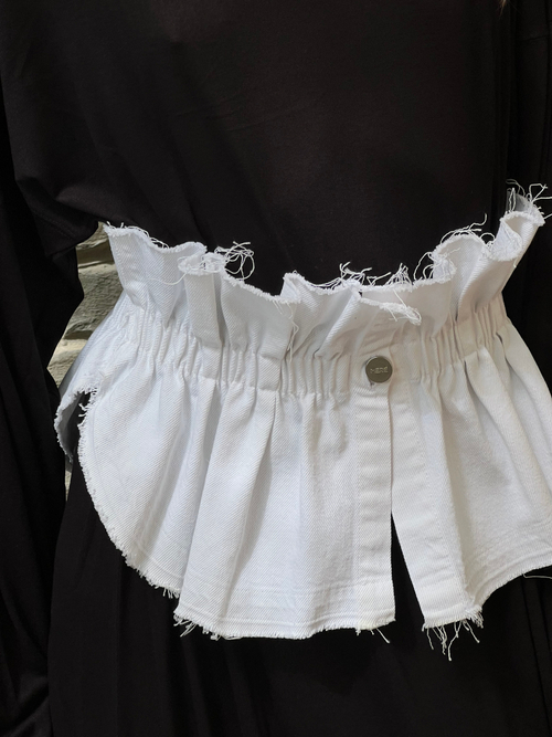 Платье-лонгслив оверсайз, голубой