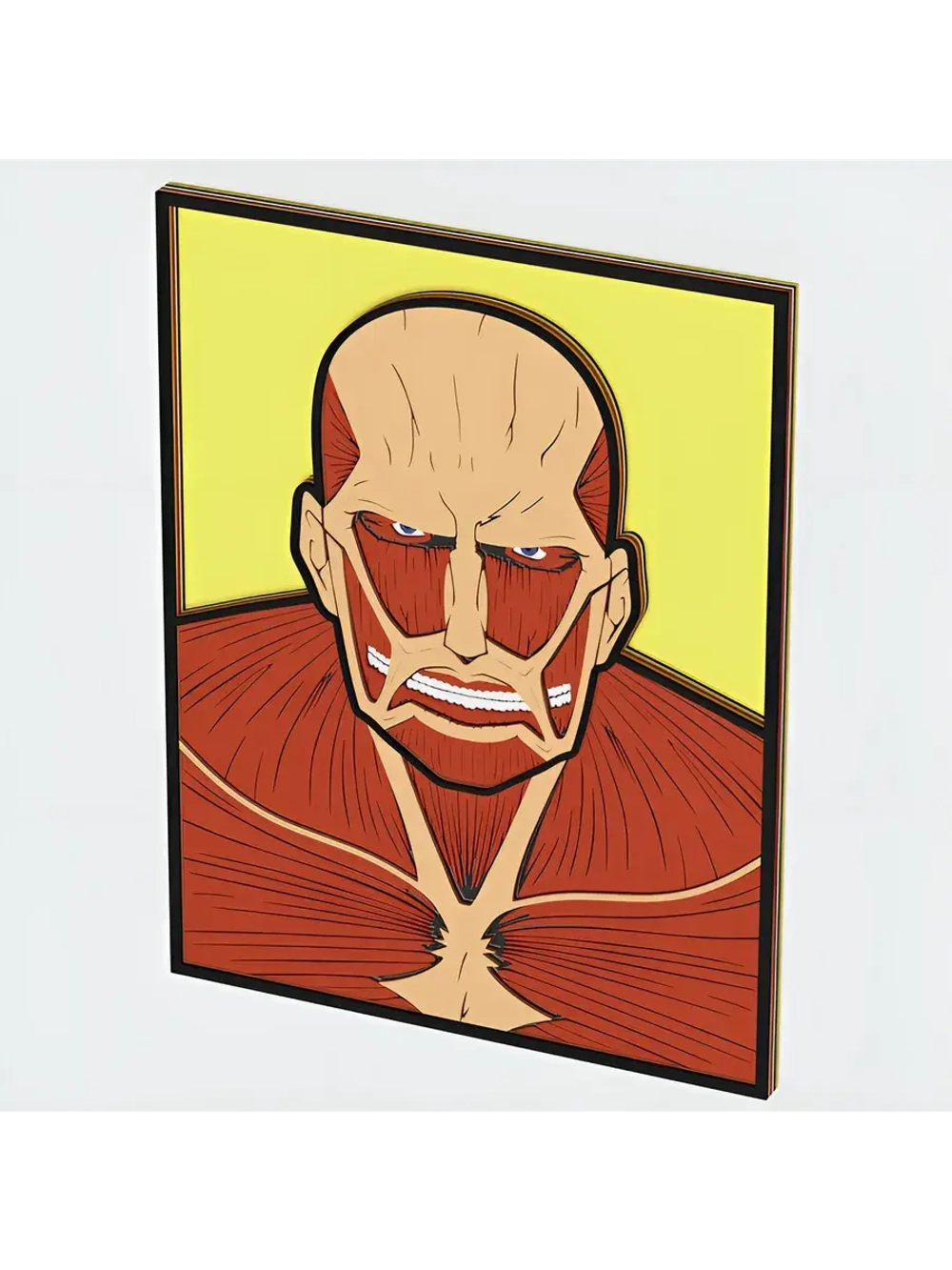 3D Картина по номерам из дерева Колоссальный Титан, 23x30 см