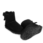 Угги Mini Bailey Bow Fur Brush Boot Black