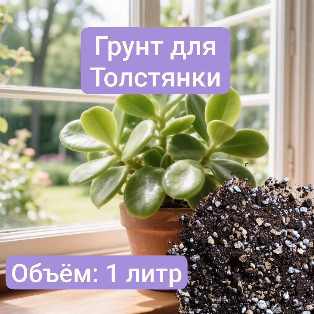 Авторский грунт для Толстянки 1 литр грунт универсальный 1 литр